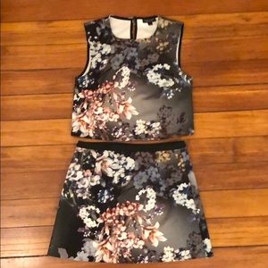 Topshop two piece (co-ord) flower set